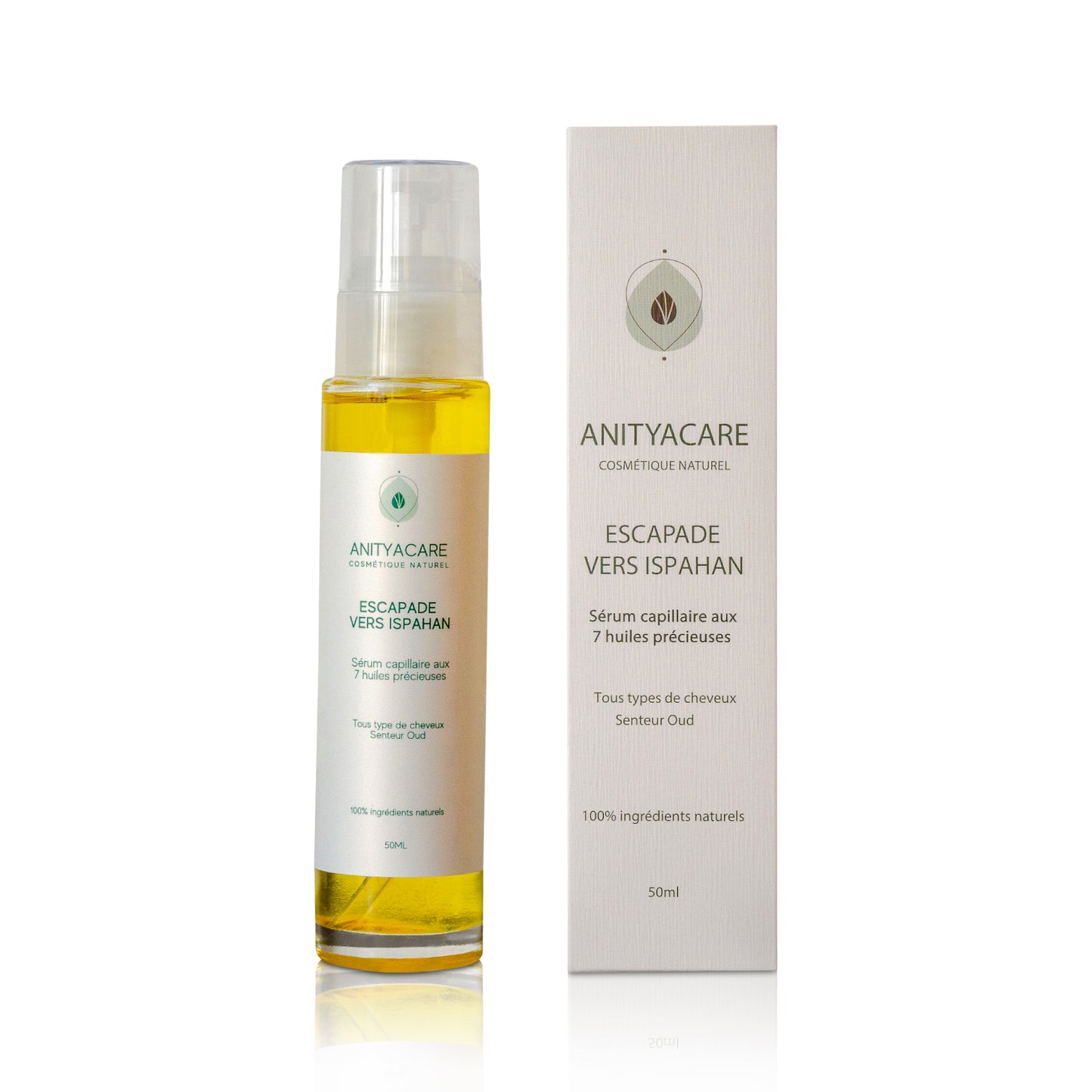 Escapade vers Ispahan - Élixir de Force et Nutrition, Sérum Capillaire aux 7 Huiles Précieuses et Essence Captivante d'Oud